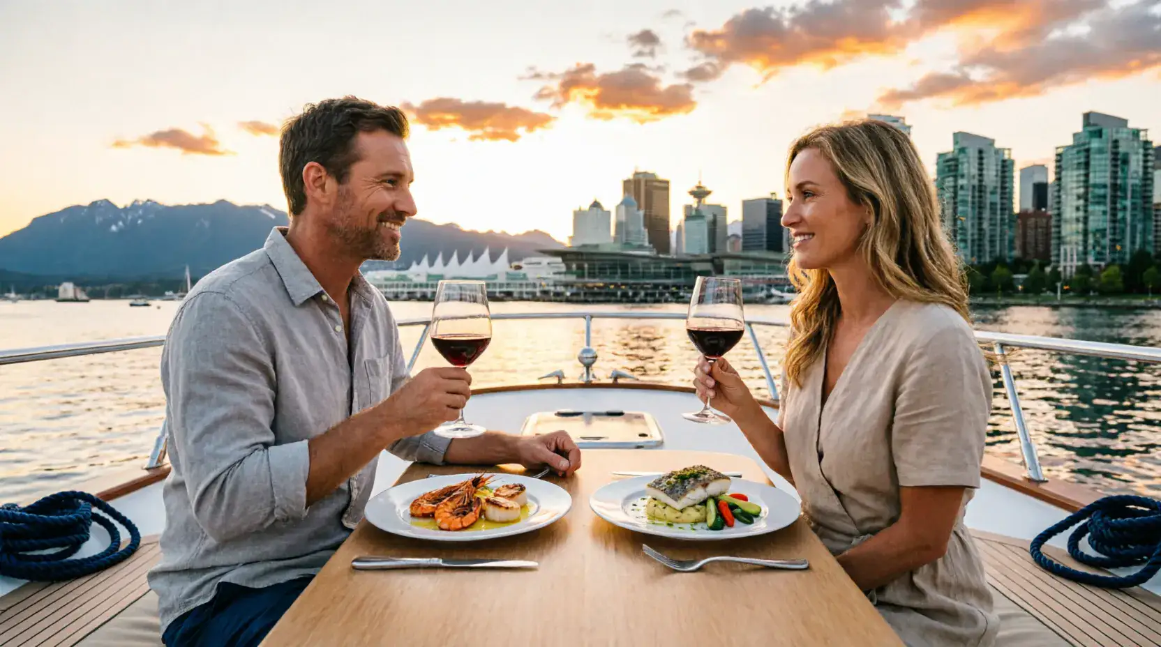 Onboard dining experience
